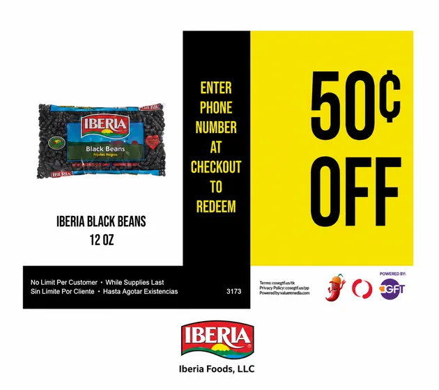 Iberia Black Beans coupon